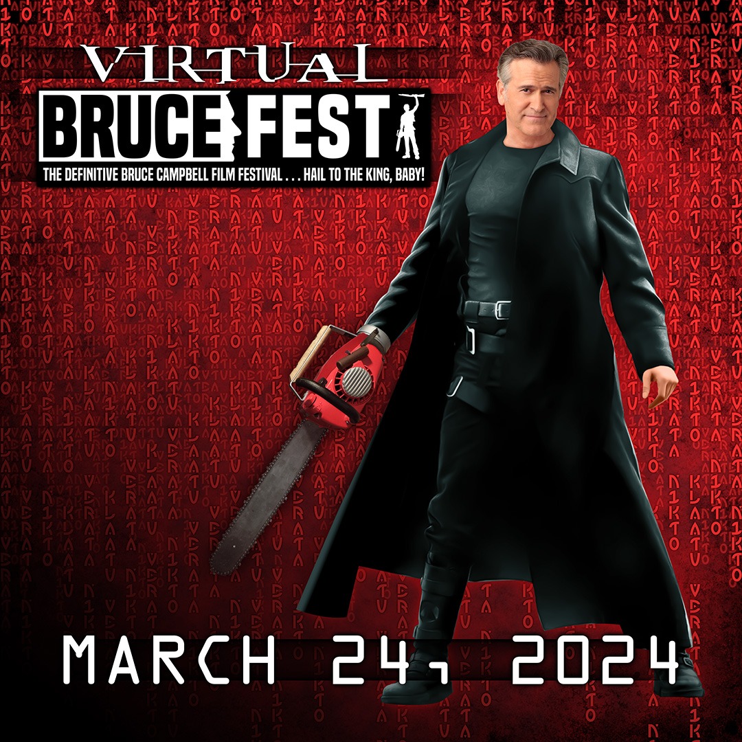 BDisgusting's tweet image. The annual Bruce Campbell (@GroovyBruce) film festival BruceFest will return on March 24 with a special virtual event. Grab your tickets now: bloody-disgusting.com/news/3804607/b…