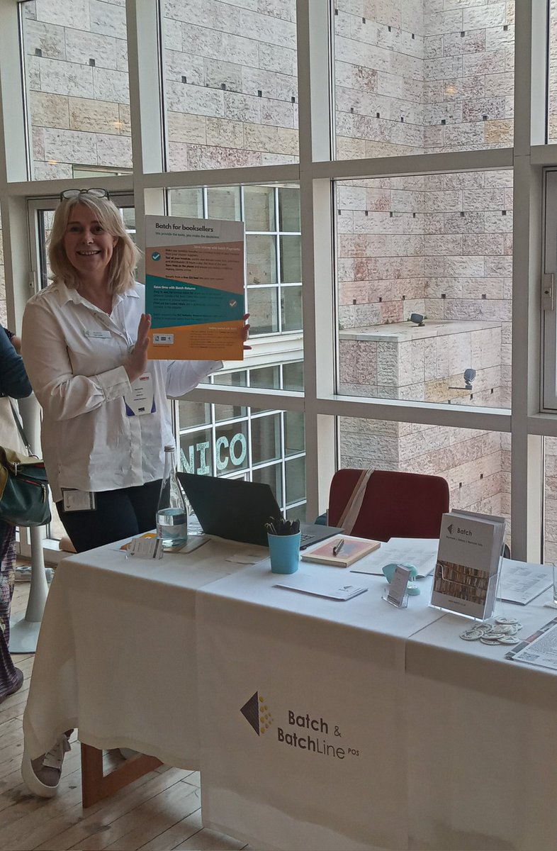 It was great to be at the officisl launch of the @Booksellers_Fed report on sustainability at #RISEbookconf24 Batch can help booksellers to cut down on paper by trading electronically. Contact mail@batch.co.uk to discover more about our free services. @BAbooksellers