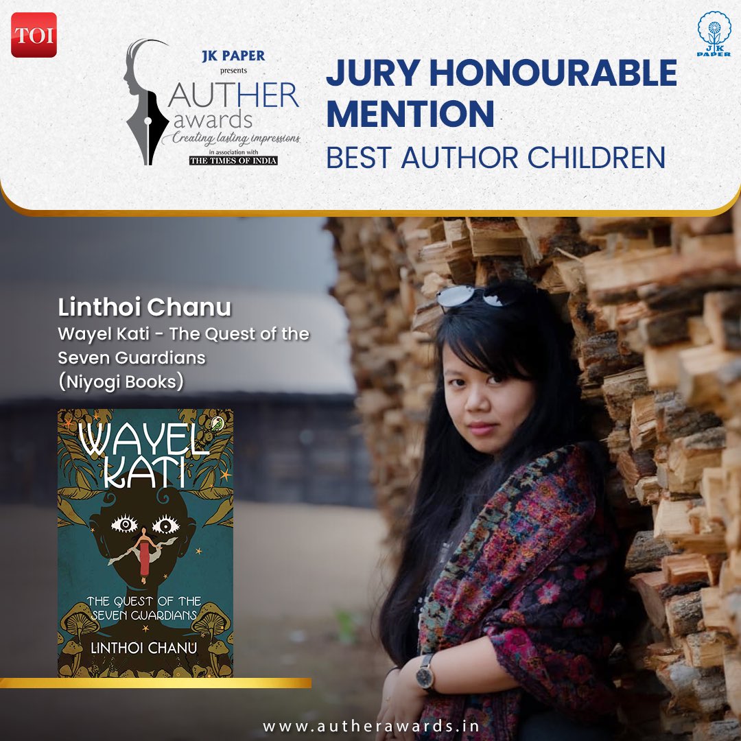 Congratulations to @linthoi_chanu and #NandiniNayar for receiving Jury Honorable Mentions and Certificates of Excellence in the Best Author Children Category at the @autherawards. We extend our wishes for your continued success.💫 @JKPaperIndia @timesofindia