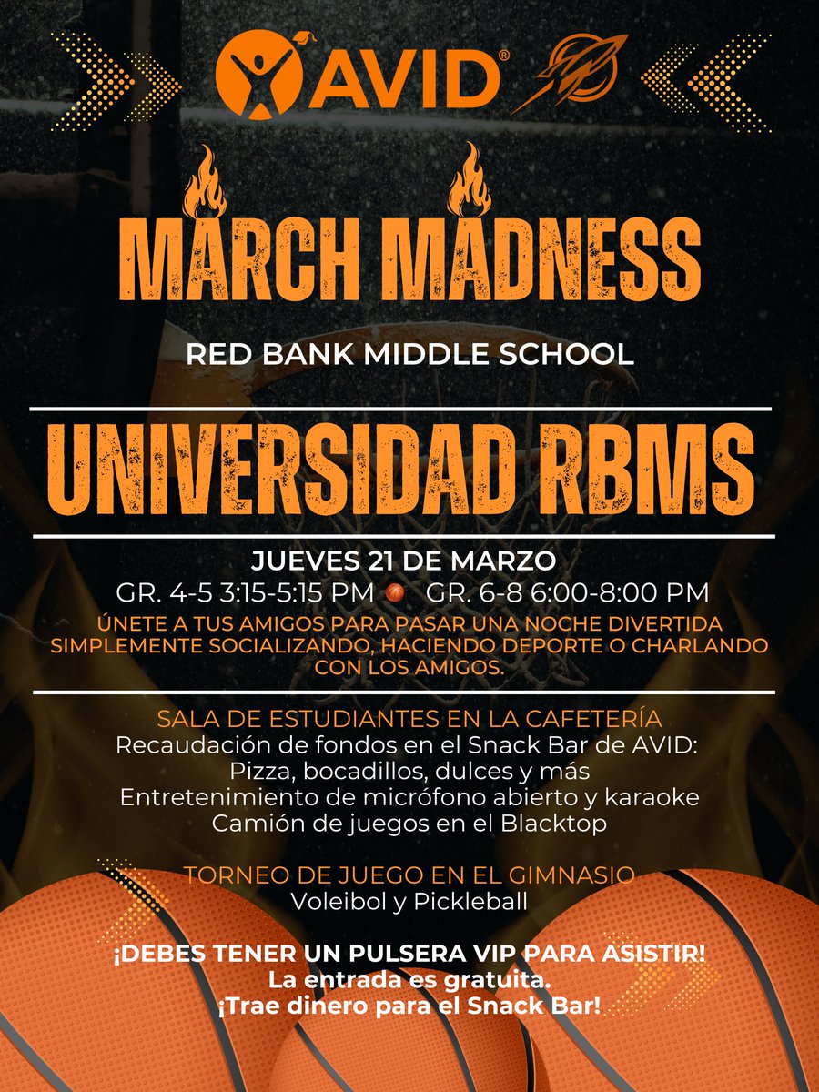 #SmartGoals have been achieved &amp; bracelets distributed to all <a href="/rbmsROCKETS/">Red Bank Middle</a> Ss who achieved their goals. Wear your VIP Bracelet in order to be admitted to #RBMSUniversity as part of #AVID's #MarchMadness week in #RBBisBIA! <a href="/ClayStewart76/">Clay Stewart</a>
