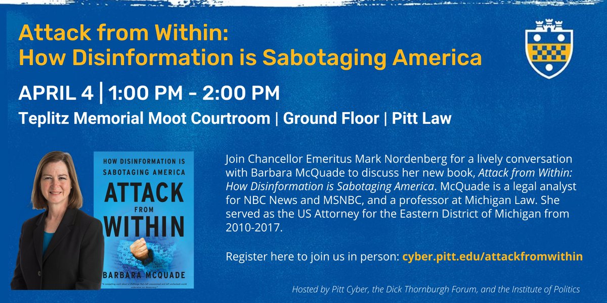 PITT Institute of Politics tweet media