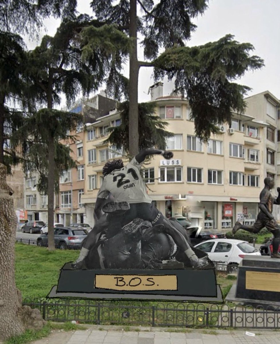 Münir (@mnrcl) on Twitter photo #OsayiSamuel fazlasıyla haketmiştir. 
Efsane olmaz mı böyle bir heykel #OsayiSamuel fazlasıyla haketmiştir. 
Efsane olmaz mı böyle bir heykel
