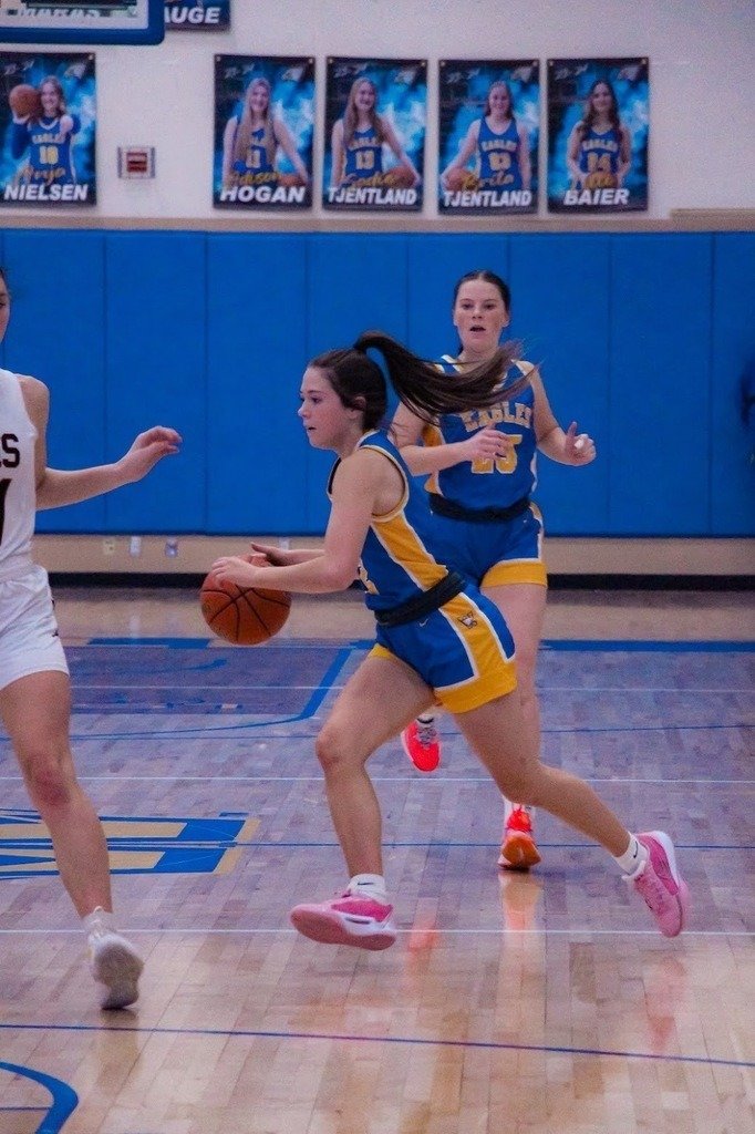 WindomEagles's tweet photo. Congratulations to Hadley Sammons and Haidyn Sammons on earning All-Conference Honors in Girls basketball! 

Also Congratulations to Hannah Dauer on earning All-Conference honorable mention in Girls Basketball! 

#GoEagles https://t.co/Xg7m9ZQGDs