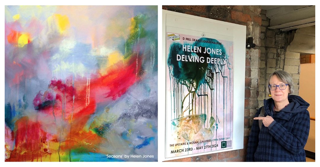 Resident artist Helen Jones' work is an exploration of what lies beneath the surface through the medium of paint. Join us for the opening this Sat 23 Mar, 12 - 2 as she takes over 2 of our galleries. 📅 Sat 23rd Mar - Mon 27th May, 10:00 - 16:00 🔗 deanclough.com/delving-deeply/