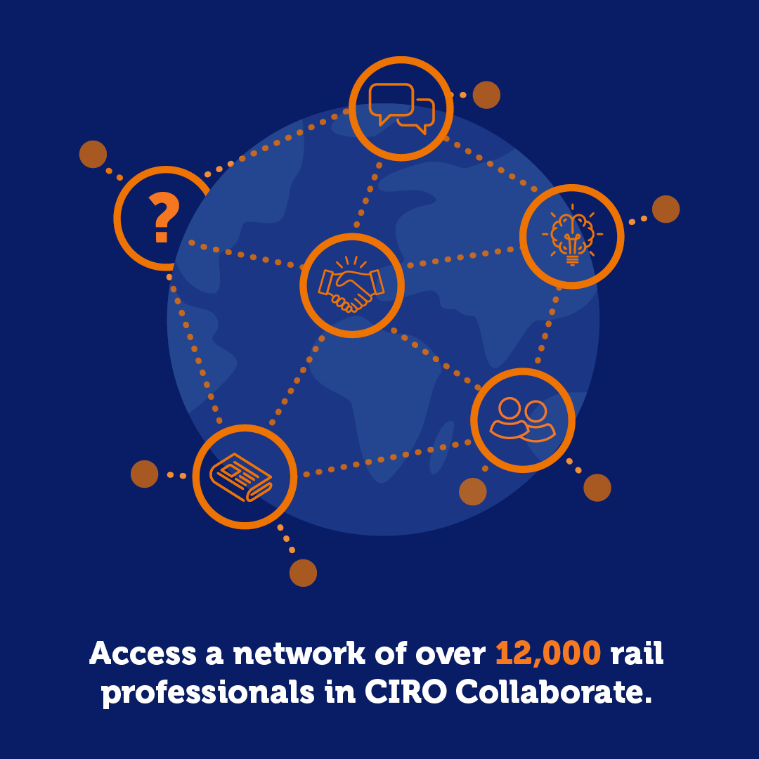 As a CIRO member, you can contribute to our online forum in the Members’ Portal. It’s a space to share knowledge, ask questions to the community, share opinions on industry topics and much more. #railcommunity