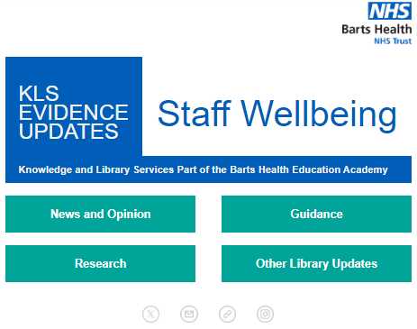 The latest edition of our #Staff #Wellbeing Evidence Update is out now! Read about the latest #news, #guidance and #research. 👉 mailchi.mp/086f11715aa9/s… Subscribe to this and our other updates: 👉 eepurl.com/dCz1lz #well #being #wellness #BHWellbeing
