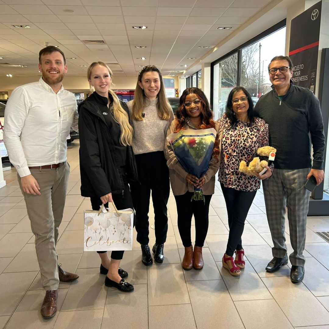 It's double the celebrations for Dr & Mrs Rajiv today... Not only are they celebrating their incredible Ruby (40th) Wedding Anniversary, but they've also just collected the keys to their brand new RAV4!❤️🎉 Here's to many more years of adventure ahead!