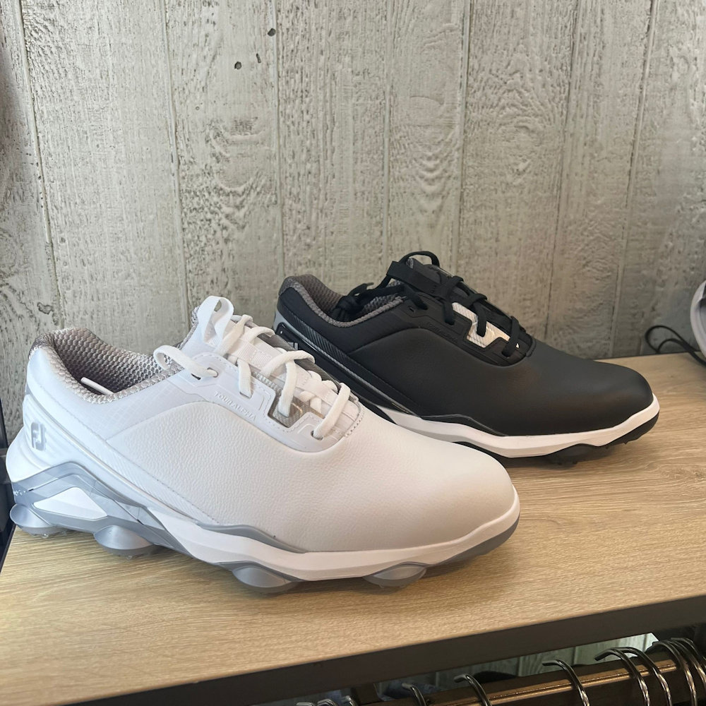 tvgolfcentre's tweet photo. NEW 2024 Model Footjoy Tour Alpha Golf Shoes - Now in-store and online: https://t.co/zIbgWELCq9   2 colours for the 2024 range available. White/Silver &amp; Black/White/Silver. #footjoy #golf #golfshoes #touralpha https://t.co/oMhBhHv7hE