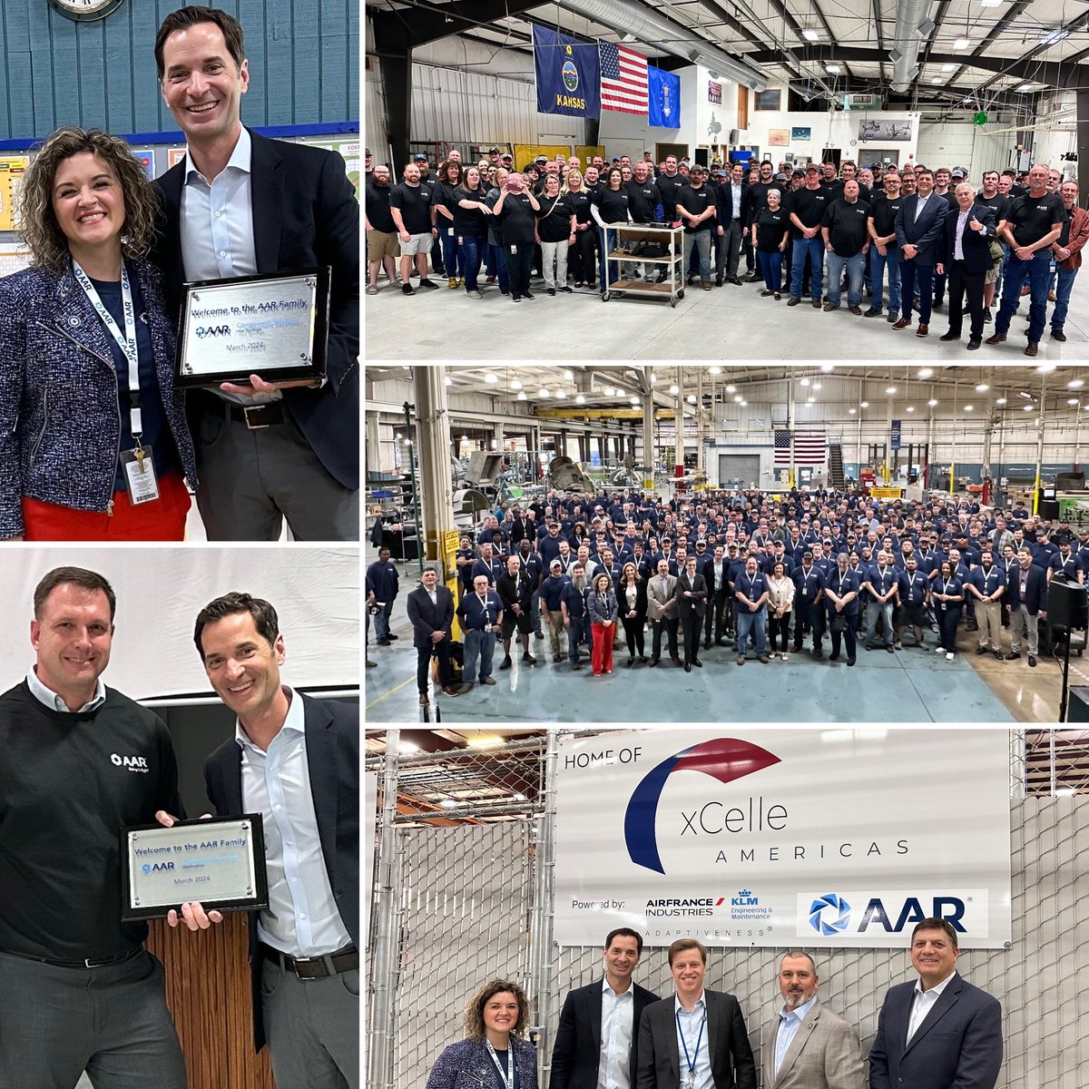 Last week I visited Hot Springs and Wellington to continue welcoming @AARCORP's newest Component Services team members. The energy and enthusiasm were incredible! #BestTeamInAviation