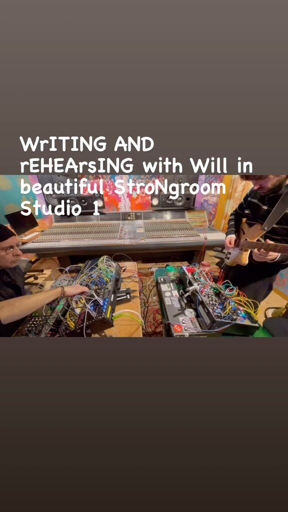 Thanks to @strongroom.studios for your help and support - writing and rehearsing with @william_j_stokes for our new little project. Electronic Music Improvisation #eurorackmodular #modularsynth #electronicmusic #improvisation instagr.am/reel/C4qEd0ctw…