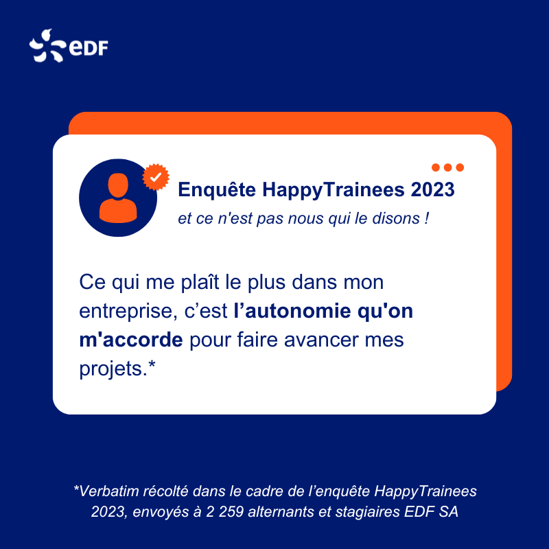 edfrecrute's tweet photo. Transformez ce lundi banal en journée lumineuse chez EDF✨ 
Découvrez des expériences valorisantes avec nos offres d’alternance ! Et, ce n'est pas nous qui le disons🤫
Toutes nos offres ➡️https://t.co/QcgRye9Wfd 
#Alternance2024 #HappyTrainees