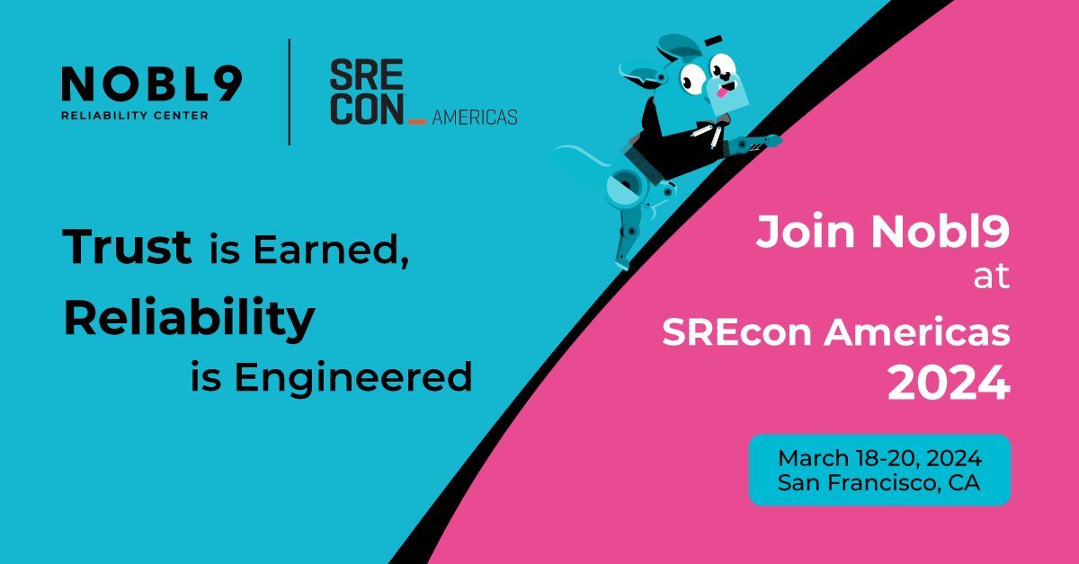 Are you at #SREcon in San Francisco today? Come swing by booth 303! Bring your #reliability questions - our team can't wait to chat, show demos, and share insights! Plus, grab some cool swag waiting just for you. Let's connect and learn together! #SREs #reliability