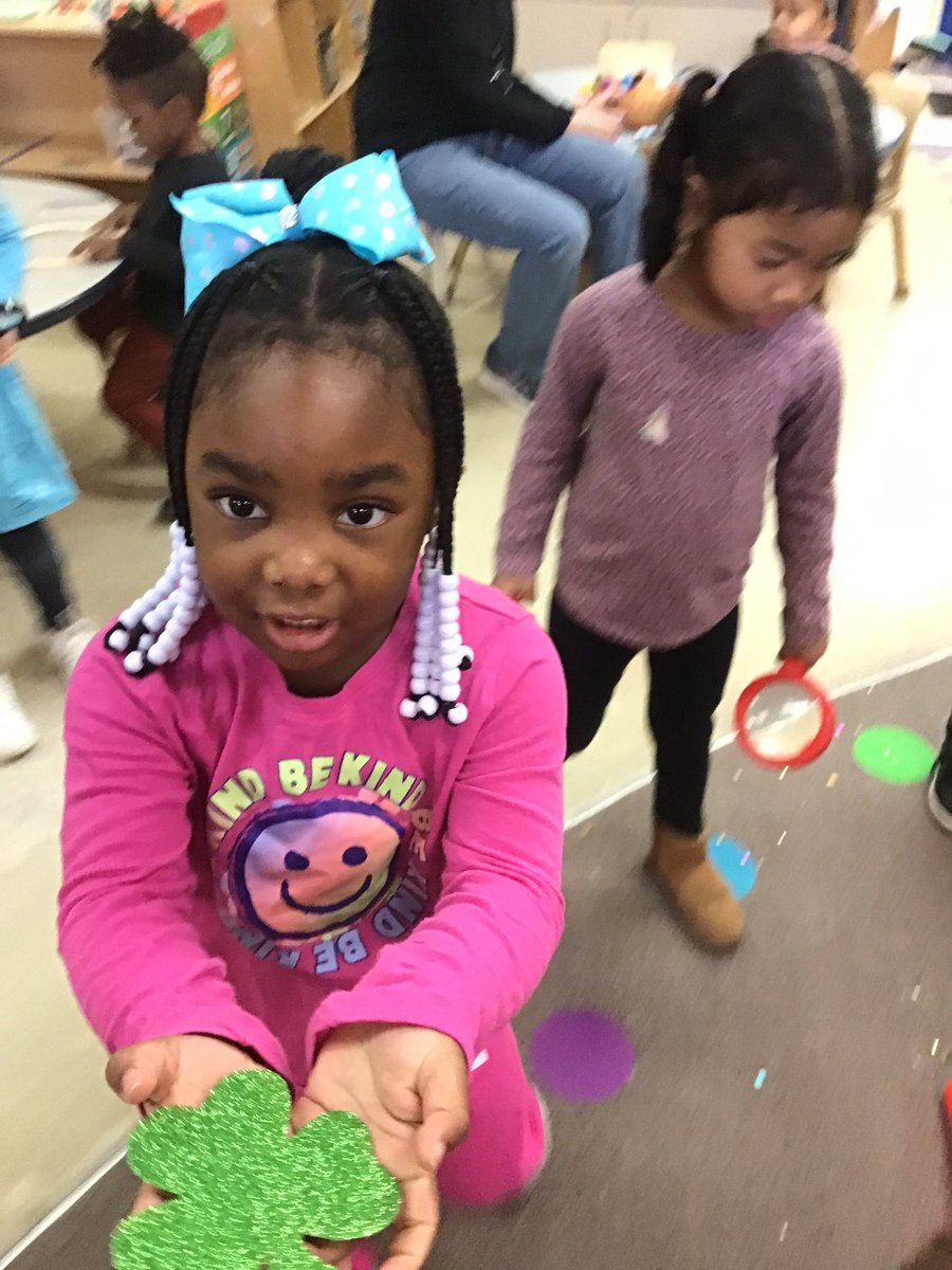 bergeregner's tweet photo. The leprechaun messed up the AM classes room today. They went on a leprechaun hunt for clues.  We didn’t catch him this year- maybe next year. @OakPark97 #pkp #longfellowbears https://t.co/Rclzfo55Yt