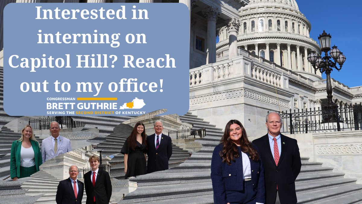 Are you or do you know a college student interested in learning more about how our government works? Apply by March 22 for a summer internship in my office to get hands-on experience with YOUR government. guthrie.house.gov/services/inter…