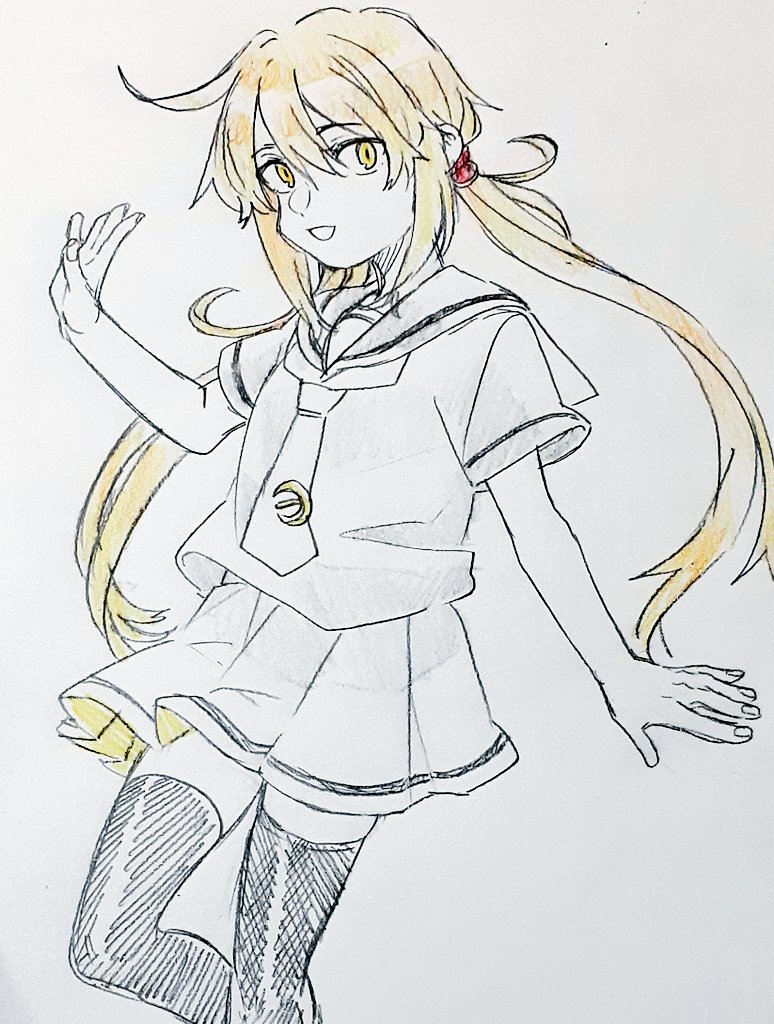 皐月(艦これ) 「」|さがみそのイラスト
