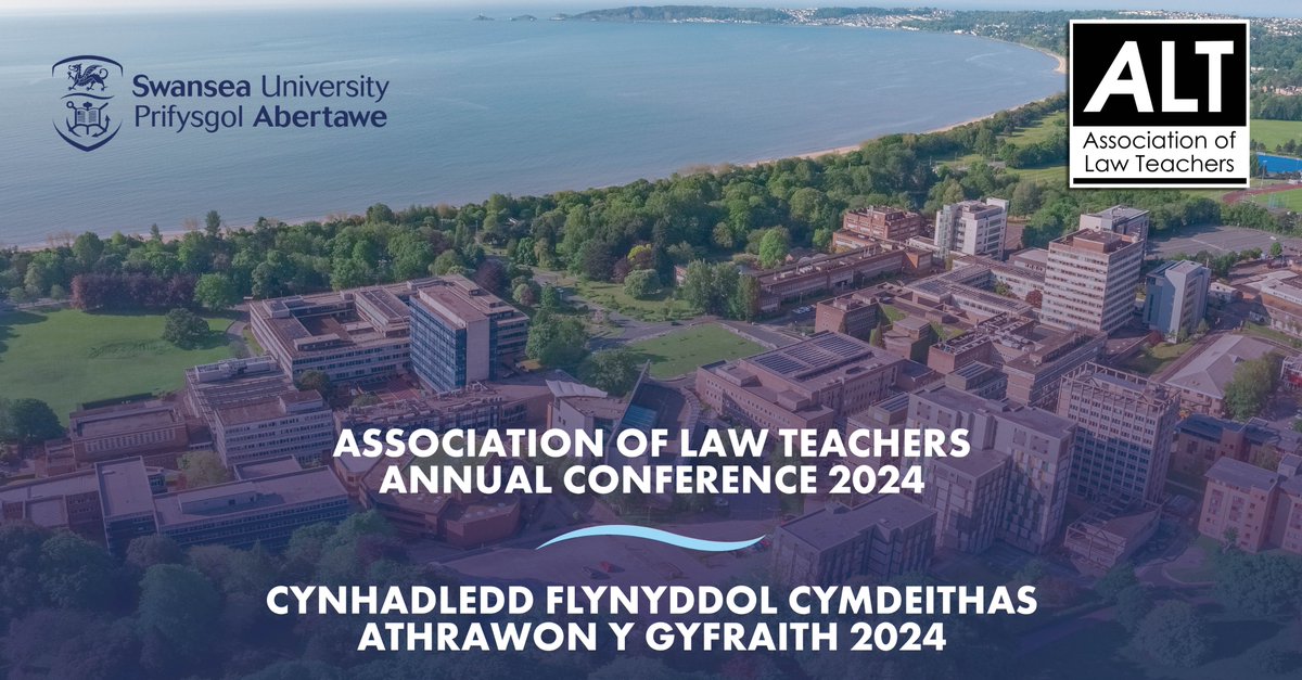 The School of Law at @SwanseaUni is hosting the Association of Law Teachers @alt_law Annual Conference 2024! If you’re thinking of joining us, you can now access the full event schedule at: bit.ly/ALT2024