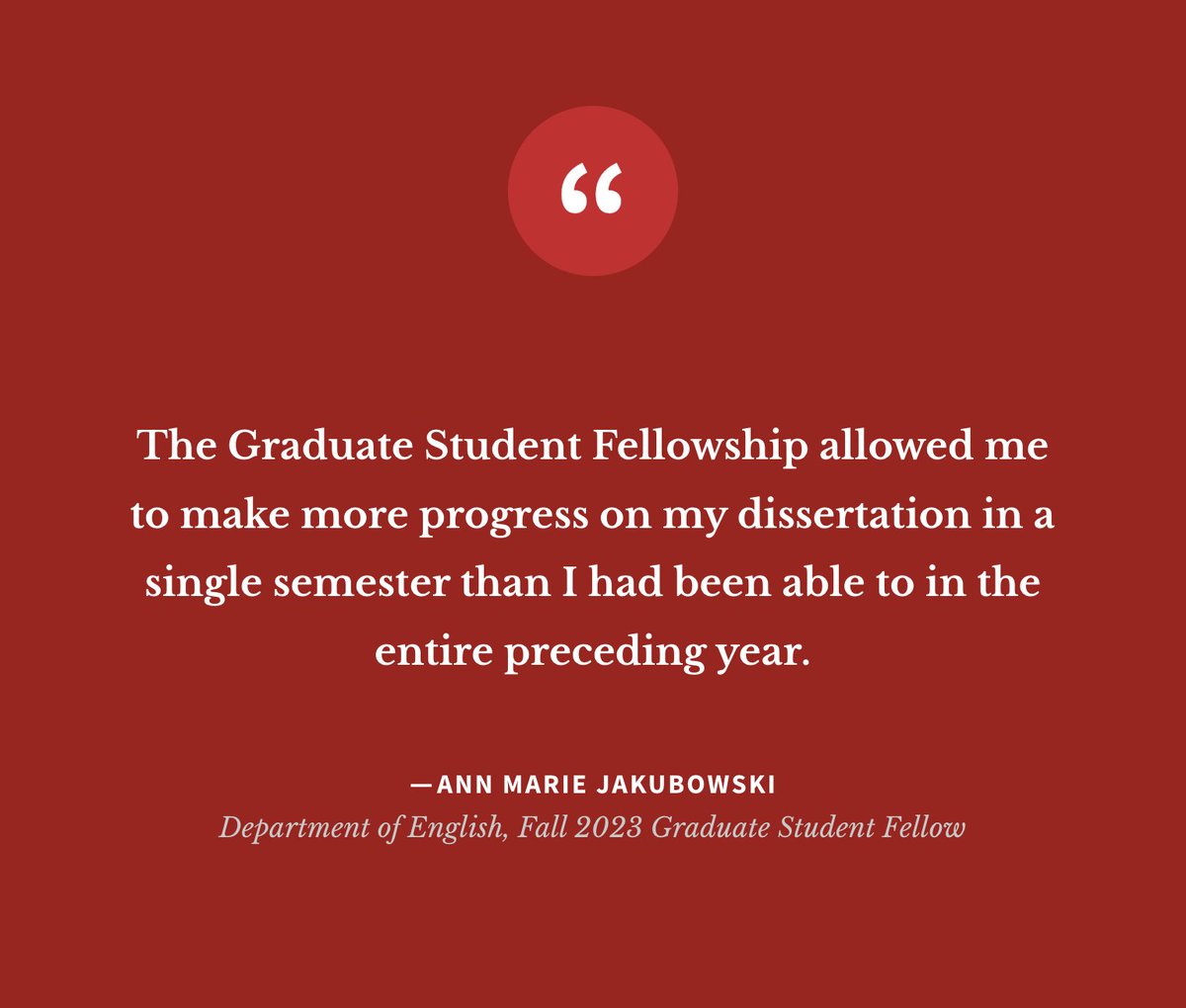 Recruiting now for 2024–25! #WashU graduate students in the humanities and humanistic social sciences may apply for a 1-semester fellowship, which offers a workspace, opportunity to workshop their writing & $5,000 stipend. Applications due Fri., 4/12. qrco.de/GSF25