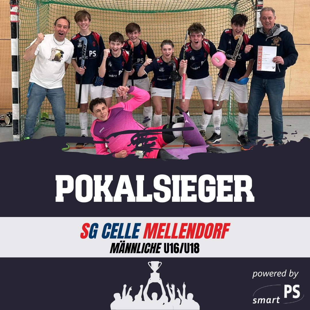 Erfolgreiche Wochen für die #Hockey-Jungs der Spielgemeinschaft Mellendorfer TV/MTV Eintracht Celle!

#smartPS gratuliert der männlichen U14 sowie der U16/18 zum Sieg im niedersächsischen Pokal! 🏆💯