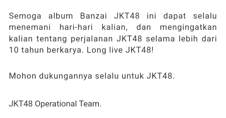 UncleSamxx's tweet photo. Long live JKT48 ! https://t.co/C24GXn3qsy