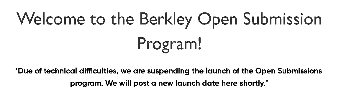 CrystalLeigh90's tweet photo. Another Berkley update for the #WritingCommunity and #berkleyopensubmissions: https://t.co/GBwuv3ai8v