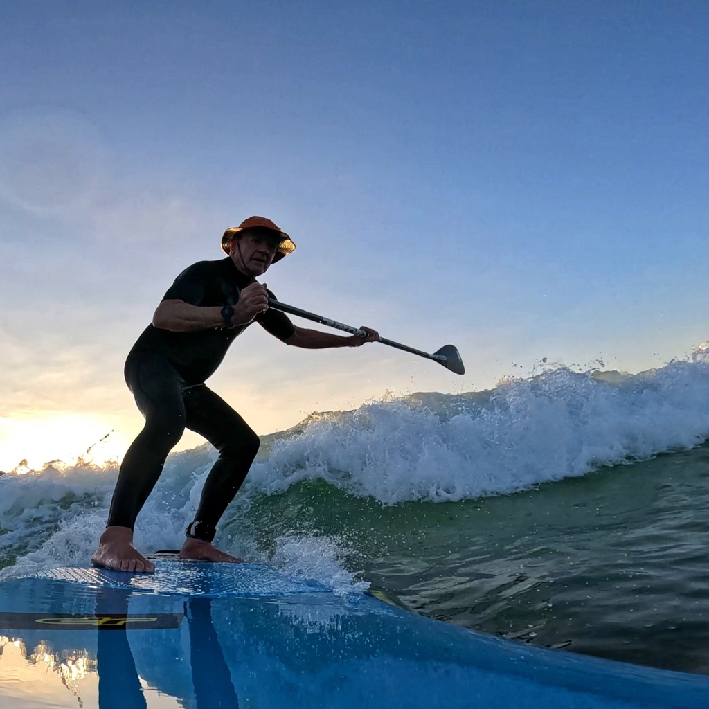 What did you do over the weekend? 
Coach Chris had fun!
Because the ocean looks a sort of green in this photo…if you squint…If that doesn’t help, try a Guinness with a shot of Jameson’s and we’ll worry about it later. Or not. 
Happy St. Patrick’s Day!
🍀🍀🍀
