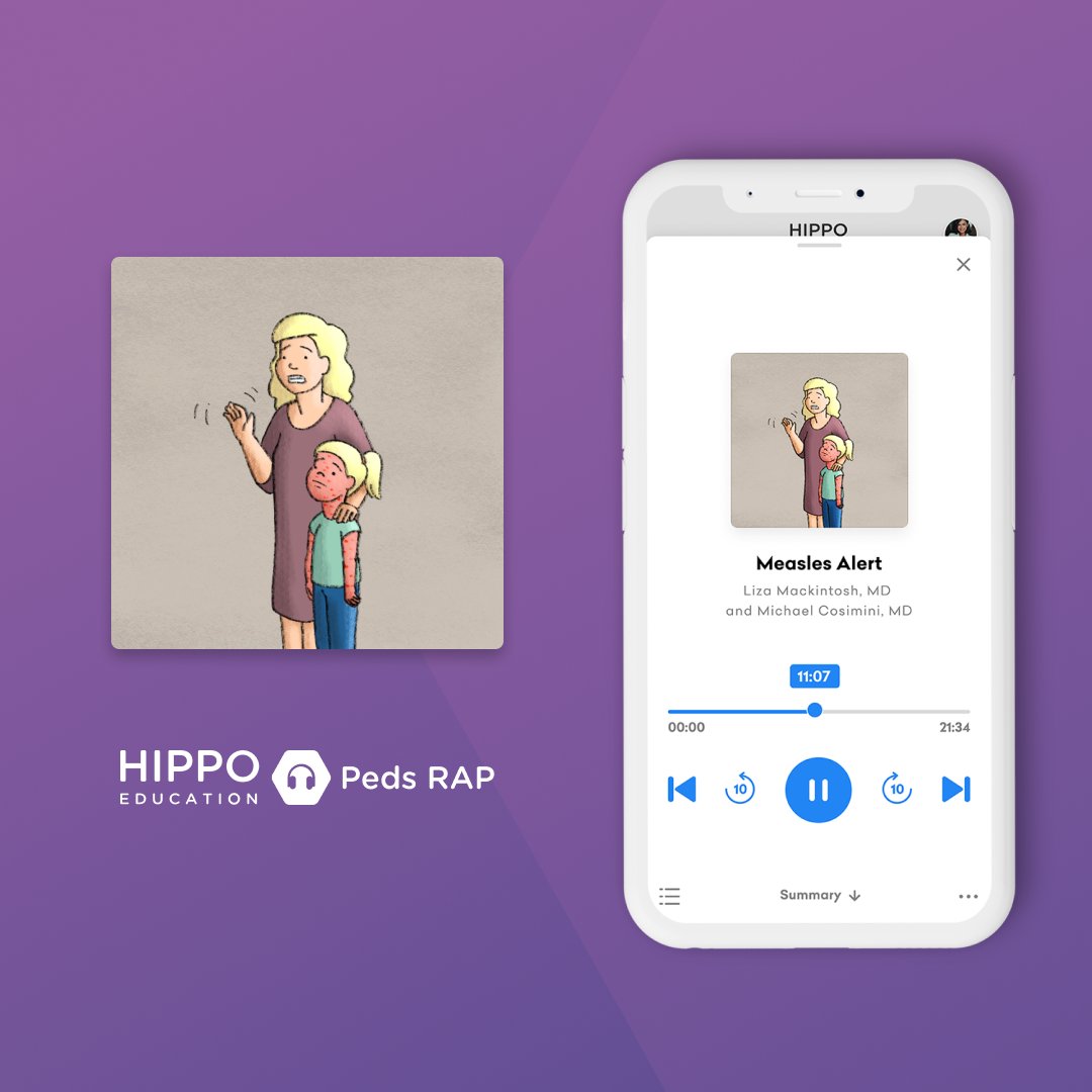 Are you up on your knowledge of measles? A global outbreak and surge of under-vaccinated kids are happening right now❗️Listen to this segment with <a href="/MichaelCosimini/">Michael Cosimini (he/him)</a> and Liza Mackintosh so you don't miss this super contagious (and preventable!) disease!

Listen now if you're a Peds