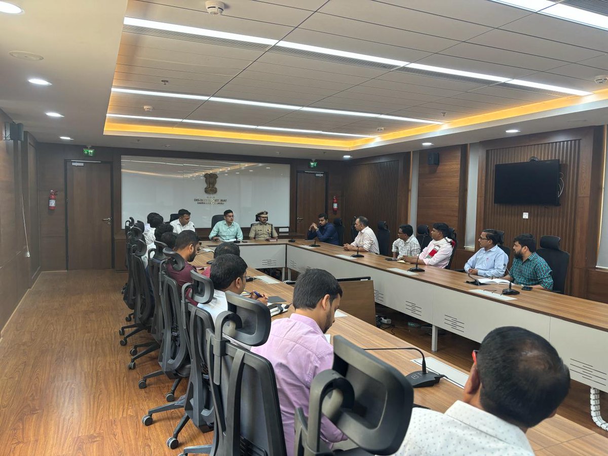 Collector DNH (@collectordnh) on Twitter photo In wake of the upcoming General Election-2024, for smooth & fair Election, a meetings with the representatives of Political Parties and Media has been conducted today at District Secretariat, Silvassa.
#GeneralElections2024
#LokSabhaElections2024
<a href="/ECISVEEP/">Election Commission of India</a> <a href="/DNHDandD/">UT of Dadra and Nagar Haveli and Daman and Diu</a> In wake of the upcoming General Election-2024, for smooth & fair Election, a meetings with the representatives of Political Parties and Media has been conducted today at District Secretariat, Silvassa.
#GeneralElections2024
#LokSabhaElections2024
<a href="/ECISVEEP/">Election Commission of India</a> <a href="/DNHDandD/">UT of Dadra and Nagar Haveli and Daman and Diu</a>