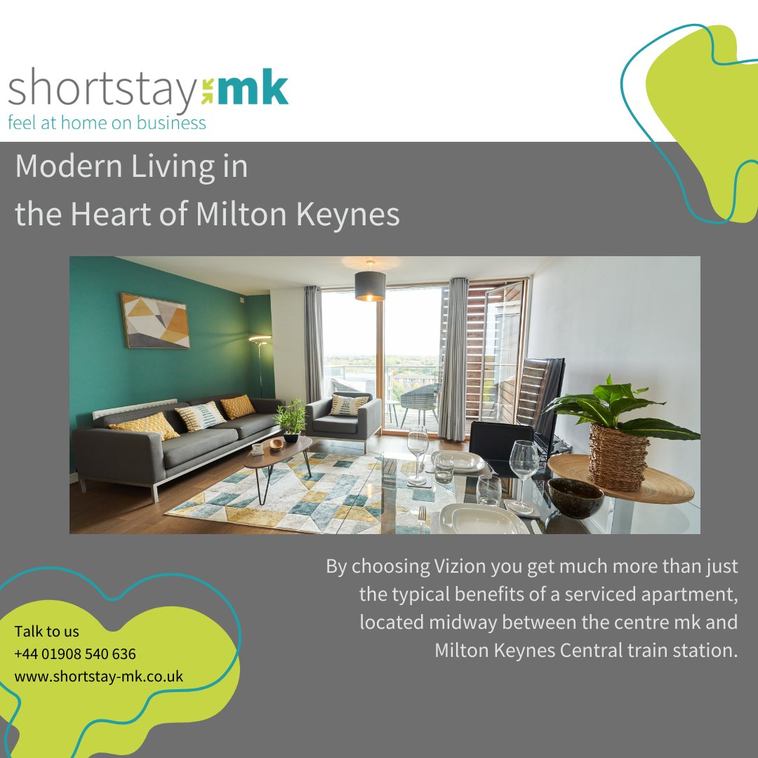Fed up with #hotel living, stay with ShortstayMK and experience more space and home-from-home living. Fast fibre broadband, Sky and parking inclusive.

#hotel #servicedapartment #miltonkeynes #flexiblestay #corporatehousing
