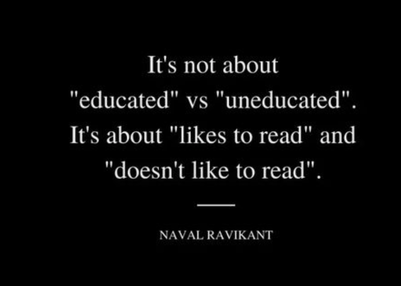 jackmoses777's tweet photo. Where you went to school or what you studied is no longer important.

With the internet, we can learn anything. We have The Library of Alexandria at our fingertips.

Being hyper-curious is more important than having a prestigious degree. https://t.co/La3J3Lv6QL