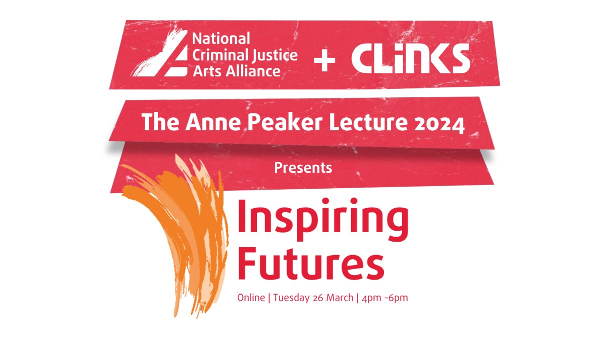 📢 Join us for the Anne Peaker Lecture 2024. At this year’s event we will be publicly sharing the full findings of the Inspiring Futures research project for the very first time. 📆 26 March, 4pm-6pm | online | free 🎟️ Book your tickets here: clinks.org/annepeaker2024