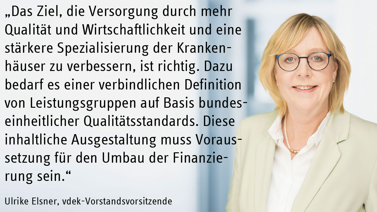 .#UlrikeElsner begrüßt, dass @Karl_Lauterbach Gesetzentwurf für #Krankenhausreform🏥vorgelegt hat. Nun sei es dringlich, dass die Reform konsequent am Versorgungsbedarf ausgerichtet und #Rettungsdienst🚑+ #Notfallversorgung mit der Reform verknüpft werden: vdek.com/presse/pressem…