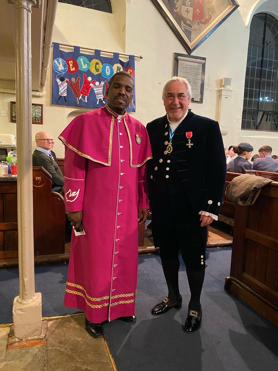With the wonderful High Sheriff’s Chaplain,Bishop Dr David Edwards.