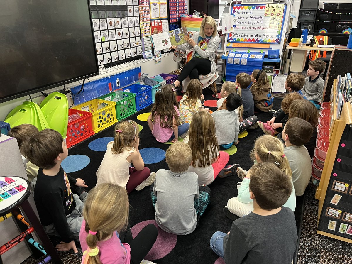 Thank you Mrs. Gallik!! We loved hearing Bruce’s Big Storm!!! #cfevs #cftogether