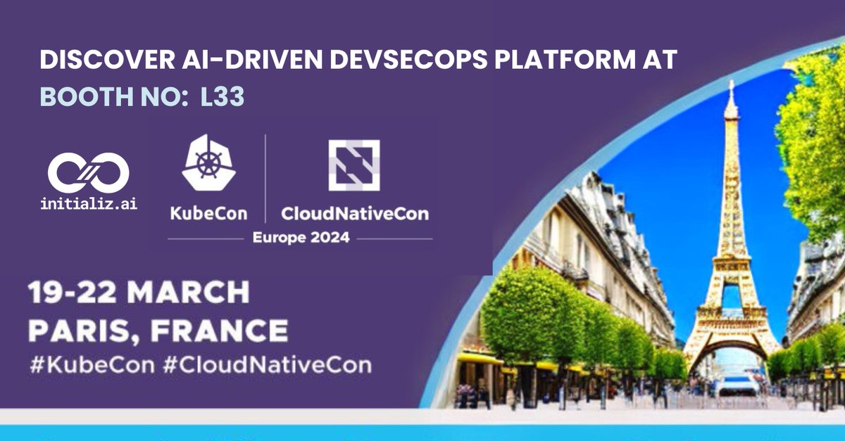 As the anticipation builds for KubeCon Europe 2024+ @CloudNativeFdn We're thrilled to announce that the excitement begins tomorrow! Join us at booth #L33 to delve into the heart of DevOps excellence. Our team awaits to empower your journey with insights and solutions