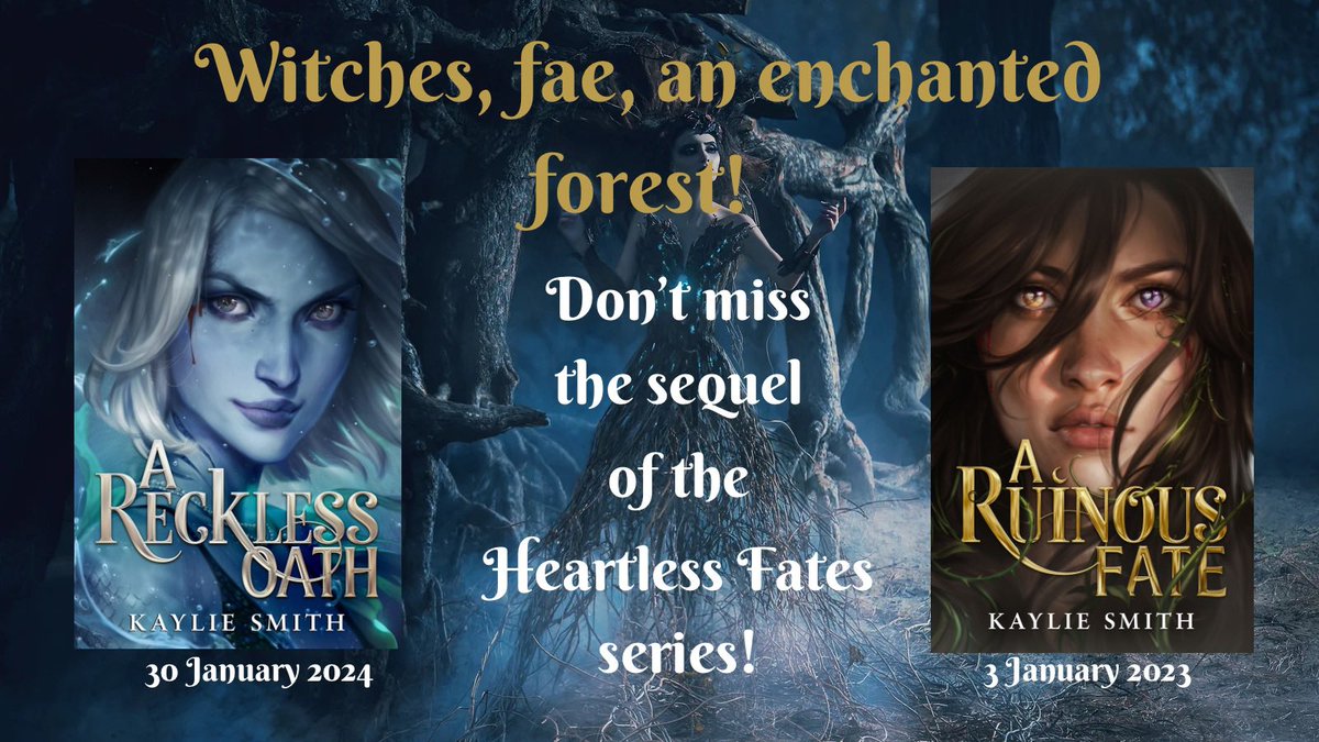 #2024sophomorebooks @KaylsMoon is back with a glorious sequel in the Heartless Fates series! Feast on A RECKLESS OATH with more action, romance and magic as the Fates’ War looms!