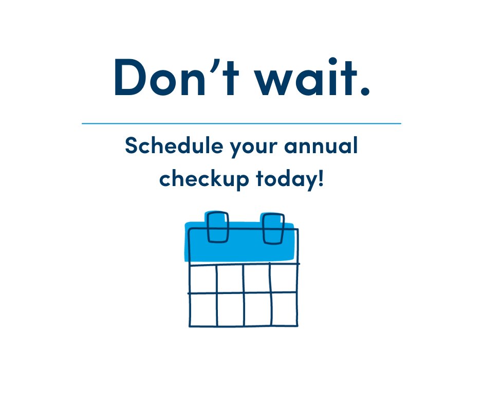 Don't put your health on hold! 🩺 Schedule your annual checkup for a complete examination, personalized health advice and peace of mind.