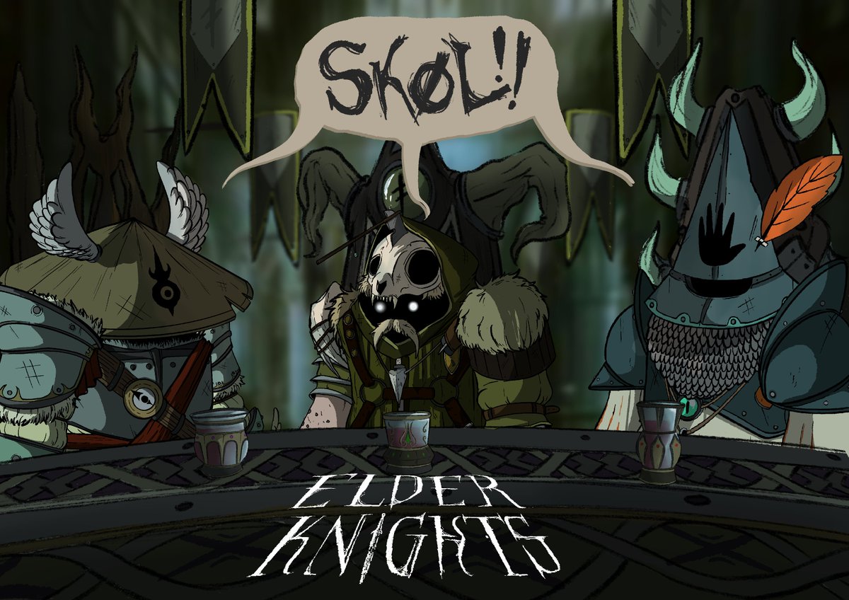 Our knights say Skøl! 🫡