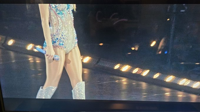 The Eras Tour is on Disney+. Whether you like the music or not, it's 3.5 hours of great pantyhose footage