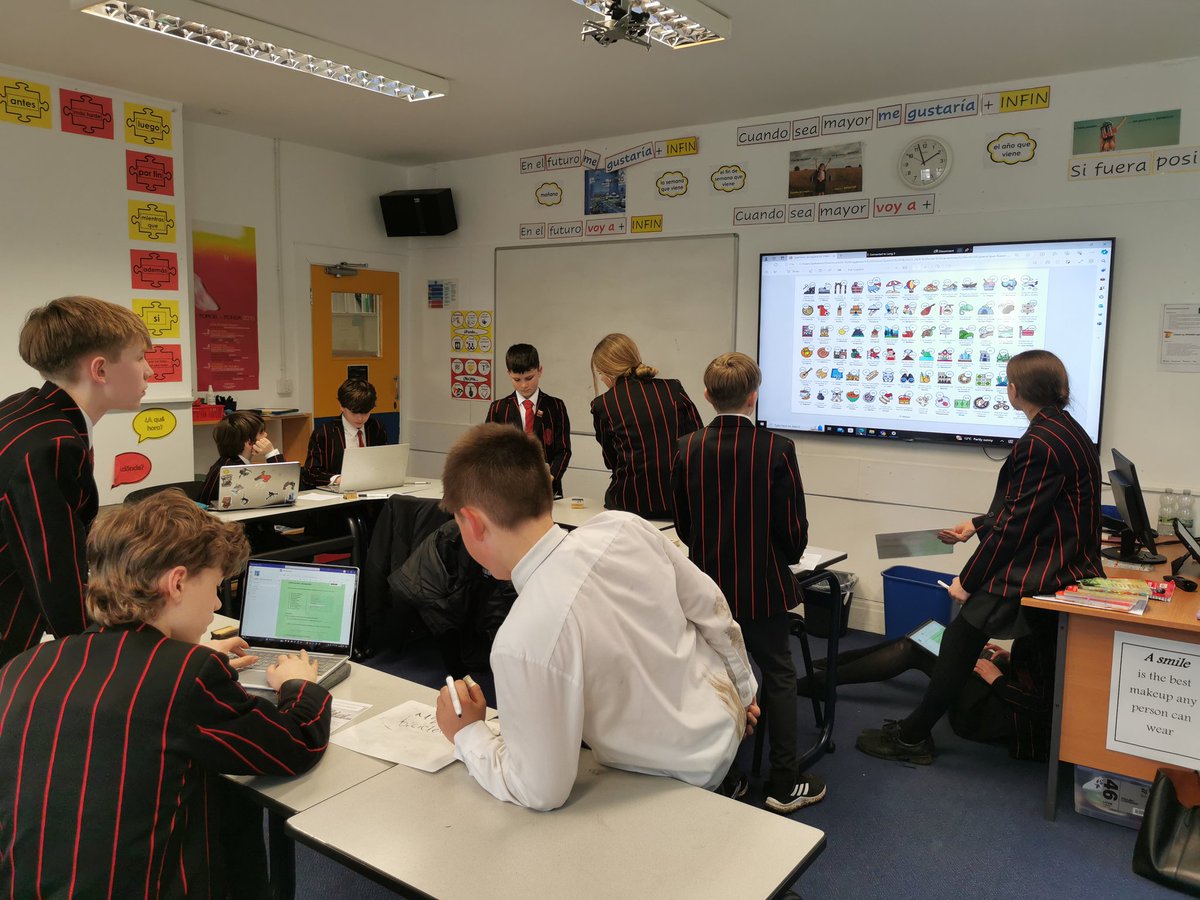 Giggleswick School Languages and Maths Faculty (@gigglanguages) on Twitter photo Y8 are hard at work solving the Spanish Escape room tasks in order to save the Magallenic penguins from the clutches of the evil 'Capitán Meneses'!!! <a href="/giggschool/">Giggleswick School</a> Y8 are hard at work solving the Spanish Escape room tasks in order to save the Magallenic penguins from the clutches of the evil 'Capitán Meneses'!!! <a href="/giggschool/">Giggleswick School</a>