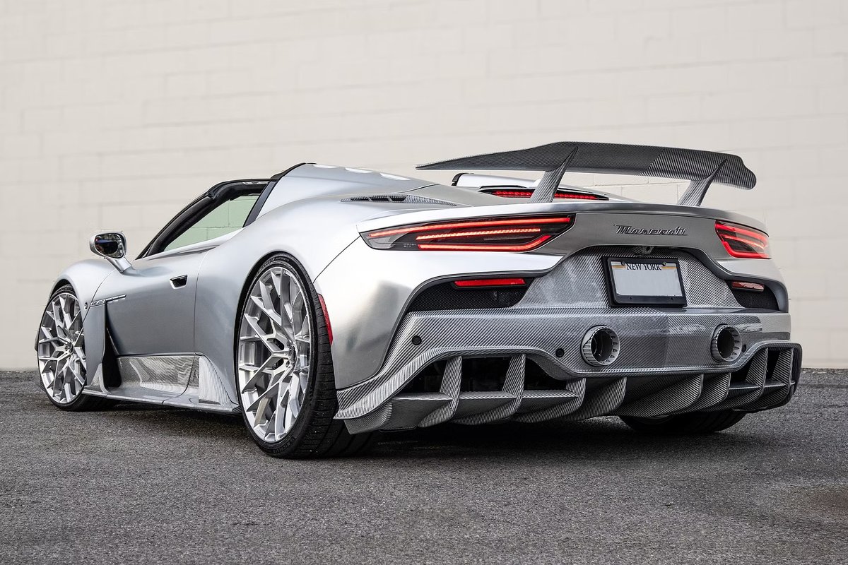 7Design Maserati MC20 Cielo Aria Dubbed 'The Silver Surfer' It