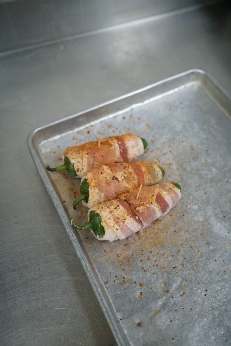 BarBCutie's tweet photo. Introducing the legendary Texas Twinkie! 🌶️

Picture this: cream cheese and brisket, stuffed in a fiery jalapeño and wrapped in savory bacon. 
.
.
.
#BarBCutie #SATX #SaFoodies #TexasTwinkie #RioGrandValley #BBQ #BBCRGV #McAllenRestaurants #PharrRestaurants https://t.co/oTgWO83SOM