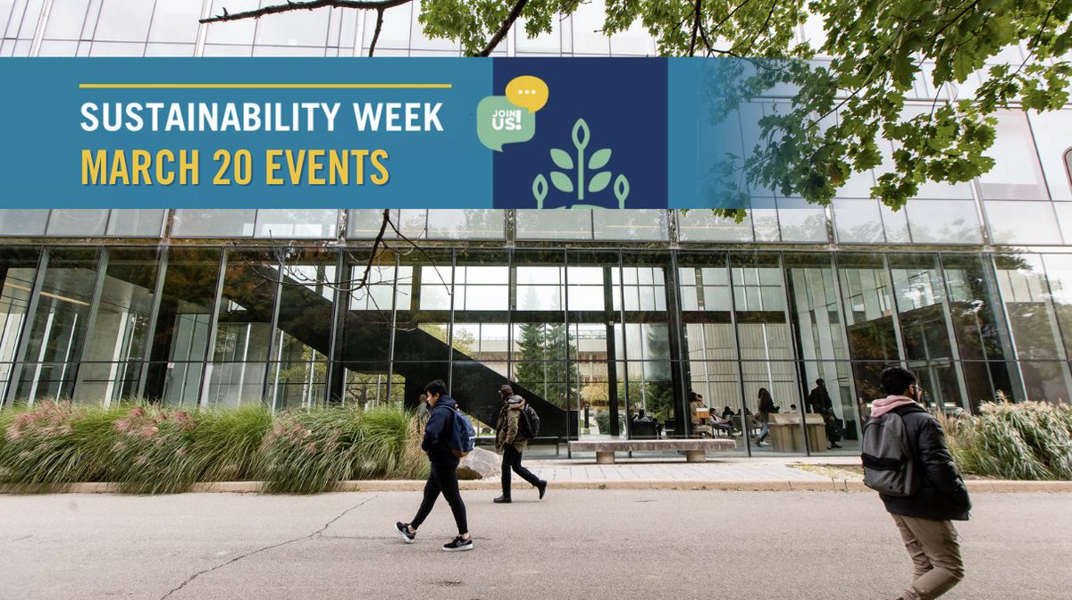 UTM's tweet photo. March 20 | Wednesday Events
π» UTM Collaborative Digital Research Space Presents: Rest, Renewal, Death: Some Discourses of Sustainability
π΅ UTM Hospitality Presents: UTM Fair Trade Market
More #UTMSustainabilityWeek information π± https://t.co/qyQzhFg8PC https://t.co/TmiwKfGlIT
