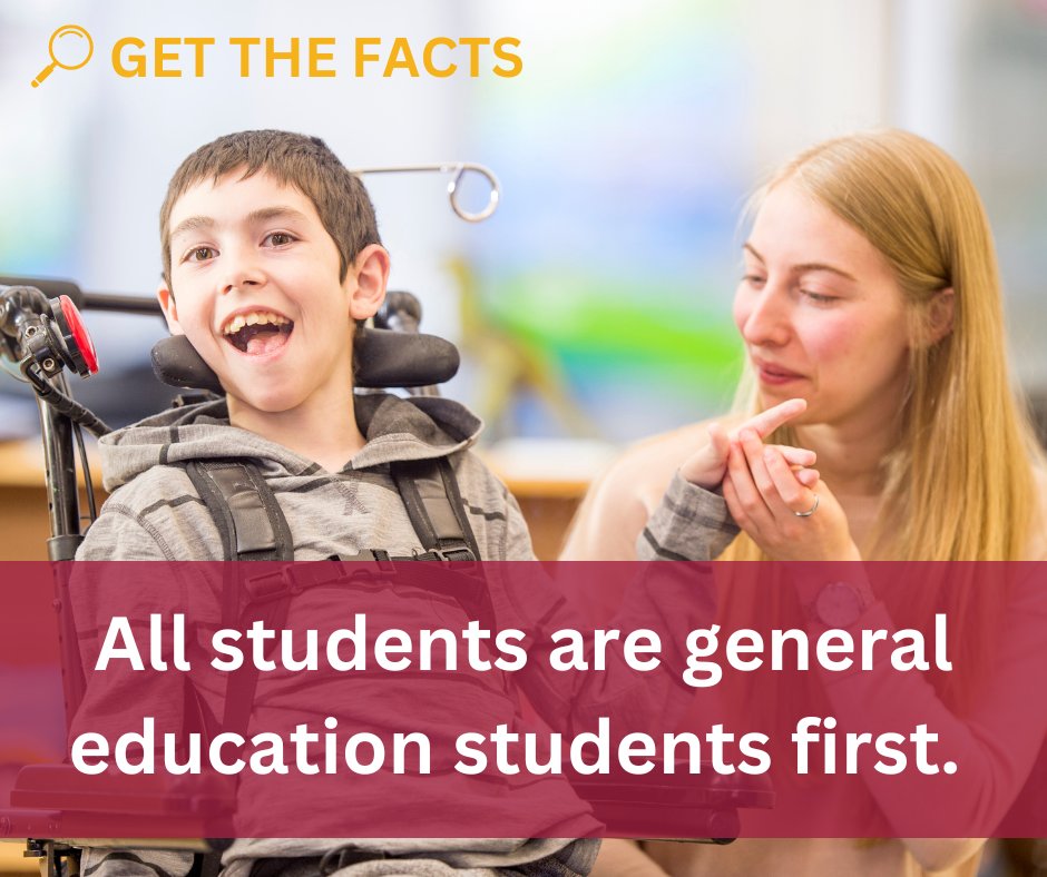 All students are general education students first! To close the achievement gap, we start by ensuring quality universal instruction in general education classrooms. ow.ly/TJZT50QuUqH