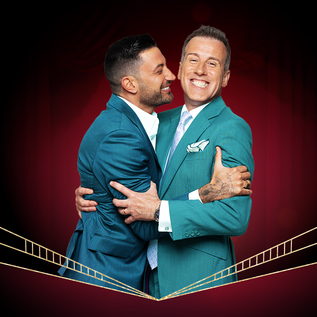 Tonight marks the first episode of Strictly's Anton & Giovanni in Spain, on BBC One 📺 If you miss their dancing moves, the dynamic duo waltz their way back to Theatre Royal Drury Lane this July. Get tickets to the show here: lwtheatres.co.uk/whats-on/anton…