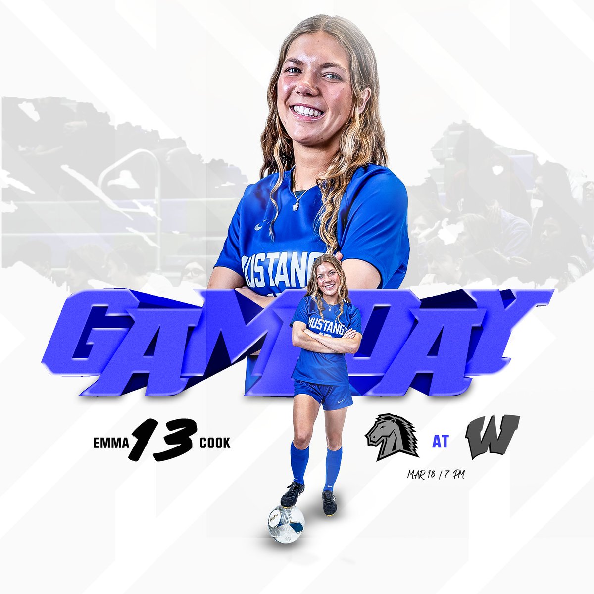 Good morning, Mustang Nation.  It is GAME DAY!  Your Mustangs take on the Lady Warriors of Westside today.  Bundle up, come out and support your Mustangs. #rollstangs
<a href="/emmacookk_/">emma cook</a> 
<a href="/mngv_soccer/">MNGVSoccer</a>

🏟 - Westside 📷 - JV 5 PM, V 7 PM