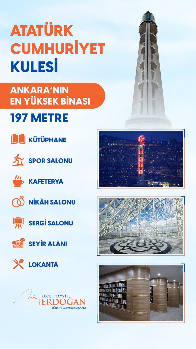 Bugün açılışını yaptığımız, uzun yıllar boyunca ikamet ettiğim Keçiören’imizi Ankara’nın yıldızı haline getireceğine inandığım Atatürk Cumhuriyet Kulesi’nin şehrimize ve ilçemize hayırlı olmasını diliyorum.