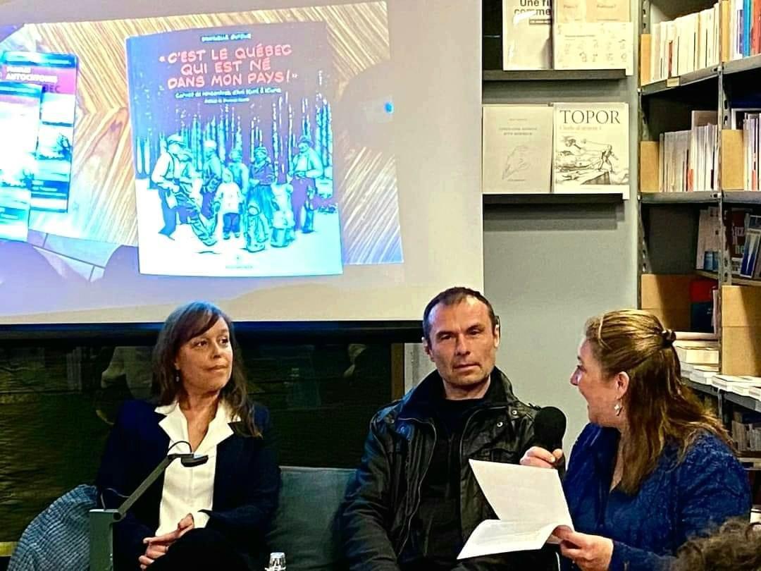 Delegazione del Québec in Italia (@quebecitalia_it) on Twitter photo 📚Ce fut un grand honneur d'avoir les auteurs et les experts des communautés autochtones du Québec, Michel Jean, Naomi Fontaine, Emanuelle Dufour et Maurizio Gatti, en Italie à l'occasion du mois de la #Francophonie. Merci à <a href="/A_I_E_Q/">Association internationale des études québécoises</a> et @libstendhal
et à tous les partenaires! 📚Ce fut un grand honneur d'avoir les auteurs et les experts des communautés autochtones du Québec, Michel Jean, Naomi Fontaine, Emanuelle Dufour et Maurizio Gatti, en Italie à l'occasion du mois de la #Francophonie. Merci à <a href="/A_I_E_Q/">Association internationale des études québécoises</a> et @libstendhal
et à tous les partenaires!