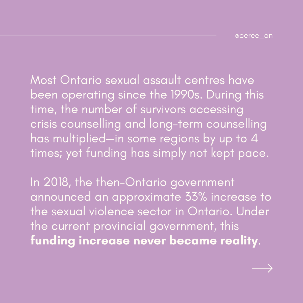 For many organizations, the reality is that service requests and financial pressures are up, and current funding levels are not adequate to meet service demands. 🔗 Read our recommendations for Ontario’s next steps in the National Action Plan at: tinyurl.com/25mpcd8t