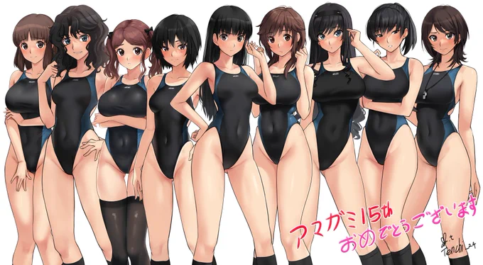 15周年おめでとうございます!!!昨年から作業していたキャラクターを集めてみました。個人的に願いがあるなら七咲逢のスケールフィギュアとfigmaが欲しいです~#アマガミ15周年 #アマガミ 