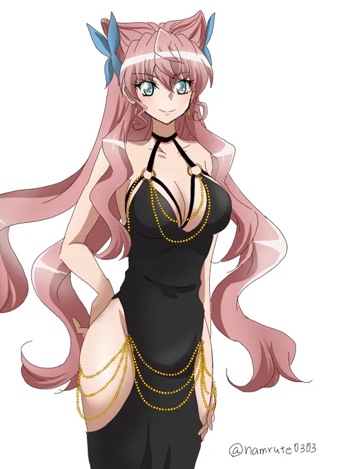 TLに流れてきたドレスがマリアに似合いそうだと思ったので… 